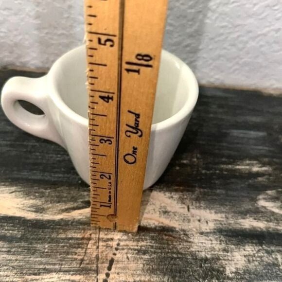 White Allegheny China Espresso Cup - Picture 5 of 6